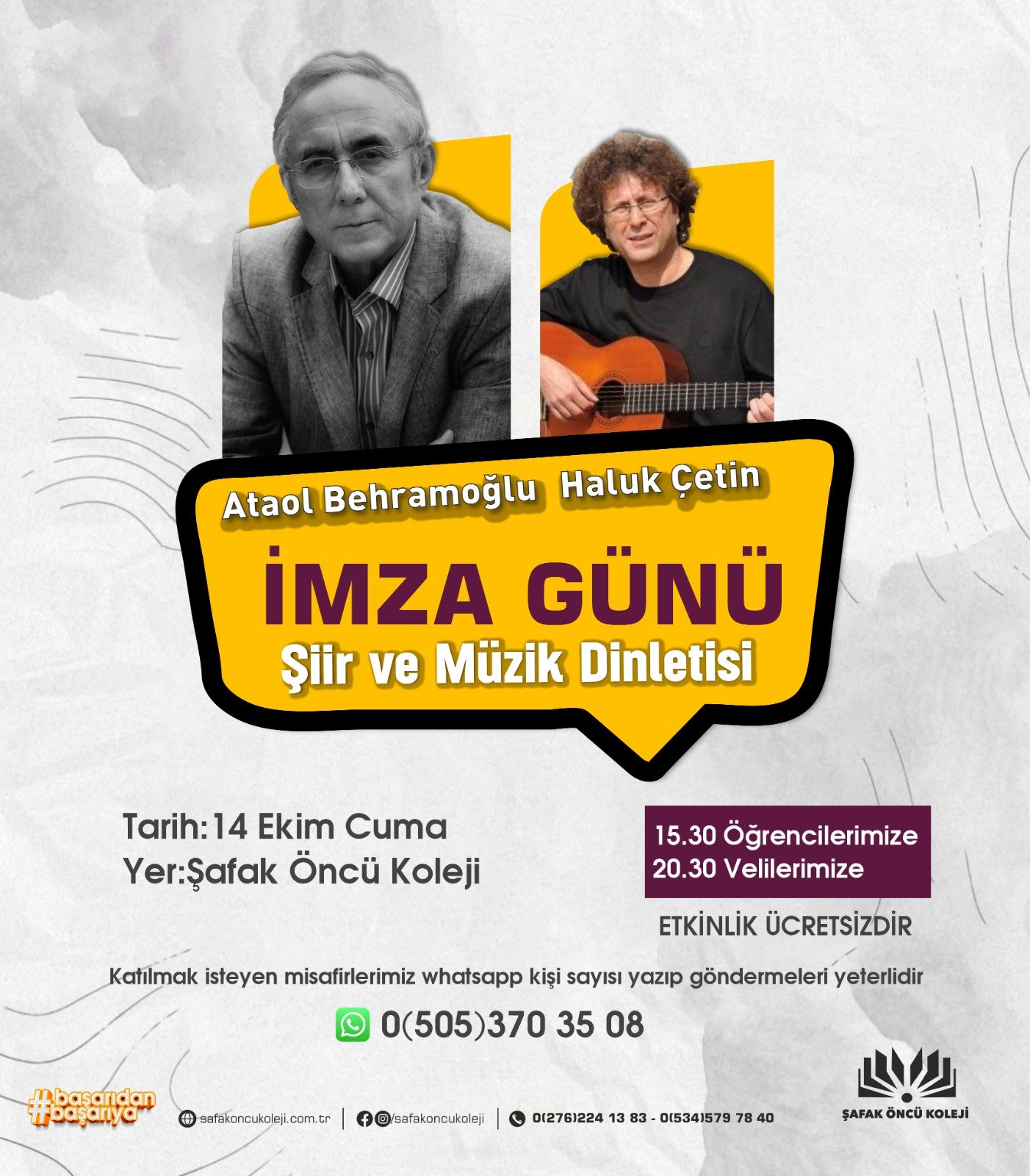 Ataol Behramoğlu İmza Günü